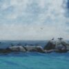 Cormorants, 30x45, oil